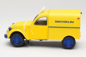 Citroen 2CV Fourgonnette Michelin Bibendum Norev 1:18 181502 Metal — billede 3 af 6