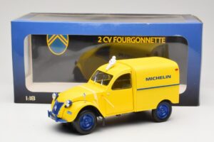 Citroen 2CV Fourgonnette Michelin Bibendum Norev 1:18 181502 Metal — billede 6 af 6