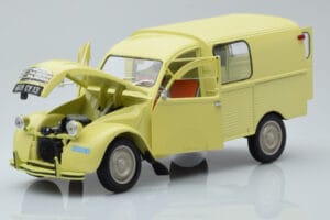 Citroen 2CV Furgonette AK350 Pastis Gul Norev 1:18 181488 Metal — billede 2 af 8