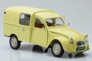 Citroen 2CV Furgonette AK350 Pastis Gul Norev 1:18 181488 Metal — billede 6 af 8