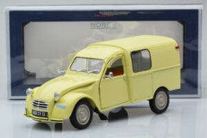 Citroen 2CV Furgonette AK350 Pastis Gul Norev 1:18 181488 Metal — billede 8 af 8