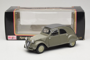 Citroen 2CV Grøn Maisto 1:18 50289 Metal — billede 8 af 8