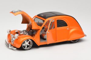 Citroen 2CV Orange Maisto 1:18 31321 Metal — billede 2 af 8