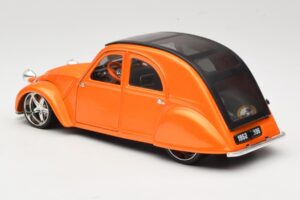 Citroen 2CV Orange Maisto 1:18 31321 Metal — billede 7 af 8