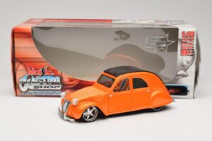 Citroen 2CV Orange Maisto 1:18 31321 Metal — billede 8 af 8