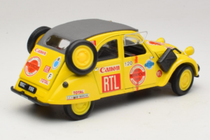 Citroen 2CV Rally Gul Maisto 1:18 56032 Metal — billede 2 af 6