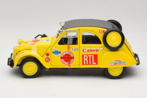 Citroen 2CV Rally Gul Maisto 1:18 56032 Metal — billede 3 af 6