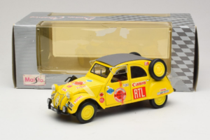 Citroen 2CV Rally Gul Maisto 1:18 56032 Metal — billede 6 af 6