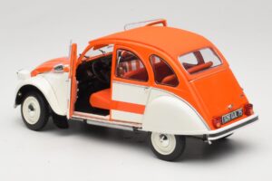 Citroen 2CV Spot Orange & Hvid Solido 1:18 421183600 Metal — billede 5 af 8