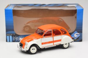 Citroen 2CV Spot Orange & Hvid Solido 1:18 421183600 Metal — billede 8 af 8