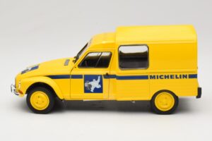Citroen Acadiane Michelin Gul Solido 1:18 S1800406 Metal — billede 3 af 6
