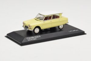 Citroen Ami 6 Gul Hvid Minichamps 1:43 400111661 Metal — billede 2 af 4