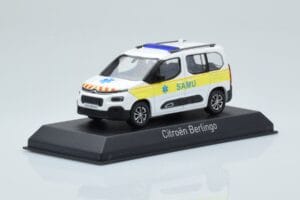 Citroen Berlingo Ambulance SAMU Hvid Gul Norev 1:43 155769 Metal — billede 2 af 4