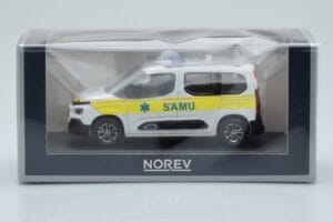 Citroen Berlingo Ambulance SAMU Hvid Gul Norev 1:43 155769 Metal — billede 4 af 4
