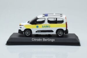 Citroen Berlingo Ambulance SAMU Hvid Gul Norev 1:43 155769 Metal