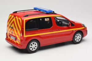 Citroen Berlingo II Pompiers Rød Norev 1:18 181641 Metal — billede 2 af 6