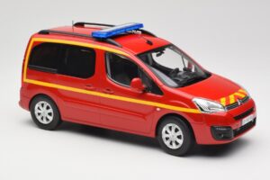Citroen Berlingo II Pompiers Rød Norev 1:18 181641 Metal — billede 4 af 6