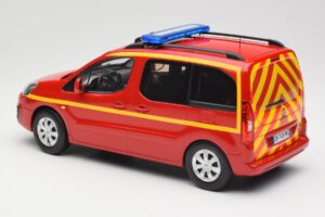 Citroen Berlingo II Pompiers Rød Norev 1:18 181641 Metal — billede 5 af 6