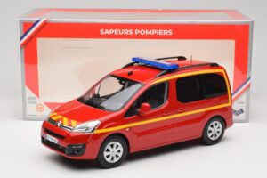 Citroen Berlingo II Pompiers Rød Norev 1:18 181641 Metal — billede 6 af 6