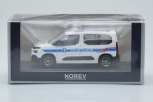 Citroen Berlingo Police Municipale v1 Hvid Blå Norev 1:43 155767 Metal — billede 4 af 4