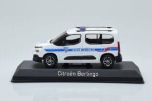 Citroen Berlingo Police Municipale v1 Hvid Blå Norev 1:43 155767 Metal