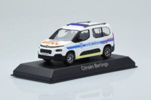 Citroen Berlingo Police Municipale v2 Hvid Blå Norev 1:43 155768 Metal — billede 2 af 4