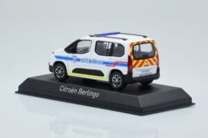 Citroen Berlingo Police Municipale v2 Hvid Blå Norev 1:43 155768 Metal — billede 3 af 4