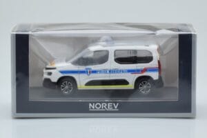 Citroen Berlingo Police Municipale v2 Hvid Blå Norev 1:43 155768 Metal — billede 4 af 4