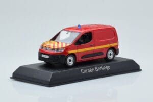 Citroen Berlingo Van Sapeurs Pompiers Rød Norev 1:43 155772 Metal — billede 2 af 4