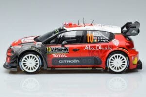 Citroen C3 WRC #10 K. Meeke / P. Nagle Rally Monte Carlo 2018 Norev 1:18 181636 Metal — billede 3 af 6