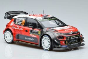 Citroen C3 WRC #10 K. Meeke / P. Nagle Rally Monte Carlo 2018 Norev 1:18 181636 Metal — billede 4 af 6