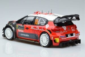 Citroen C3 WRC #10 K. Meeke / P. Nagle Rally Monte Carlo 2018 Norev 1:18 181636 Metal — billede 5 af 6