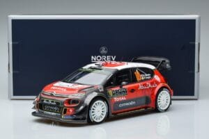 Citroen C3 WRC #10 K. Meeke / P. Nagle Rally Monte Carlo 2018 Norev 1:18 181636 Metal — billede 6 af 6