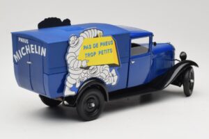 Citroen C4 F Pas de Pneus Trop Petit Blå Solido 1:18 151235-00 Metal — billede 3 af 8