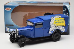 Citroen C4 F Pas de Pneus Trop Petit Blå Solido 1:18 151235-00 Metal — billede 8 af 8
