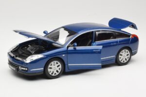 Citroen C6 Blå Bburago 1:18 18-12073 Metal — billede 2 af 8