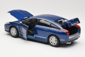 Citroen C6 Blå Bburago 1:18 18-12073 Metal — billede 5 af 8
