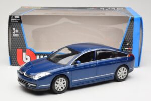 Citroen C6 Blå Bburago 1:18 18-12073 Metal — billede 8 af 8