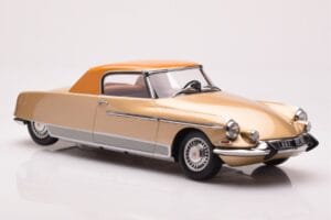 Citroen DS 19 Le Dandy Beige og Brun Norev 1:18 181741 Metal — billede 4 af 6