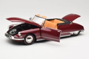 Citroen DS19 Cabriolet Bordeaux Norev 1:18 181561 Metal — billede 2 af 8