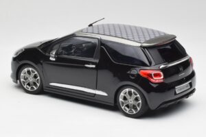 Citroen DS3 Cabrio Perla Nera Sort Norev 1:18 AMC019115 Metal — billede 7 af 8