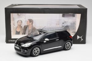 Citroen DS3 Cabrio Perla Nera Sort Norev 1:18 AMC019115 Metal — billede 8 af 8