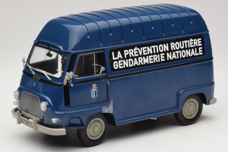 Citroen Estafette Gendarmerie Blå Med Figur Norev 1:18 185165 Metal