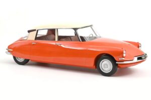 Citroen ID19 Orange & Creme Norev 1:12 121580 Metal