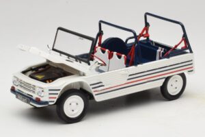 Citroen Mehari Blå Hvid Rød Norev 1:18 181805 Metal — billede 2 af 7