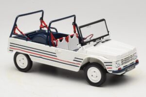 Citroen Mehari Blå Hvid Rød Norev 1:18 181805 Metal