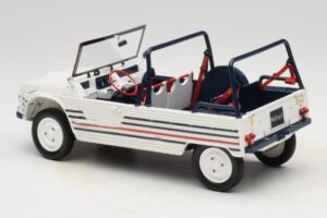 Citroen Mehari Blå Hvid Rød Norev 1:18 181805 Metal — billede 6 af 7
