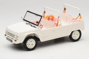 Citroen Mehari Eden Sorbet Hvid og Lyserød Norev 1:18 181804 Metal