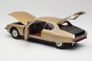 Citroen SM Maserati Guld Norev 1:18 181585 Metal — billede 5 af 8