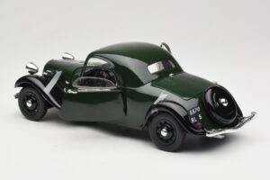 Citroen Traction Avant 11 Coupe Grøn Solido 1:18 8179 Metal — billede 5 af 8